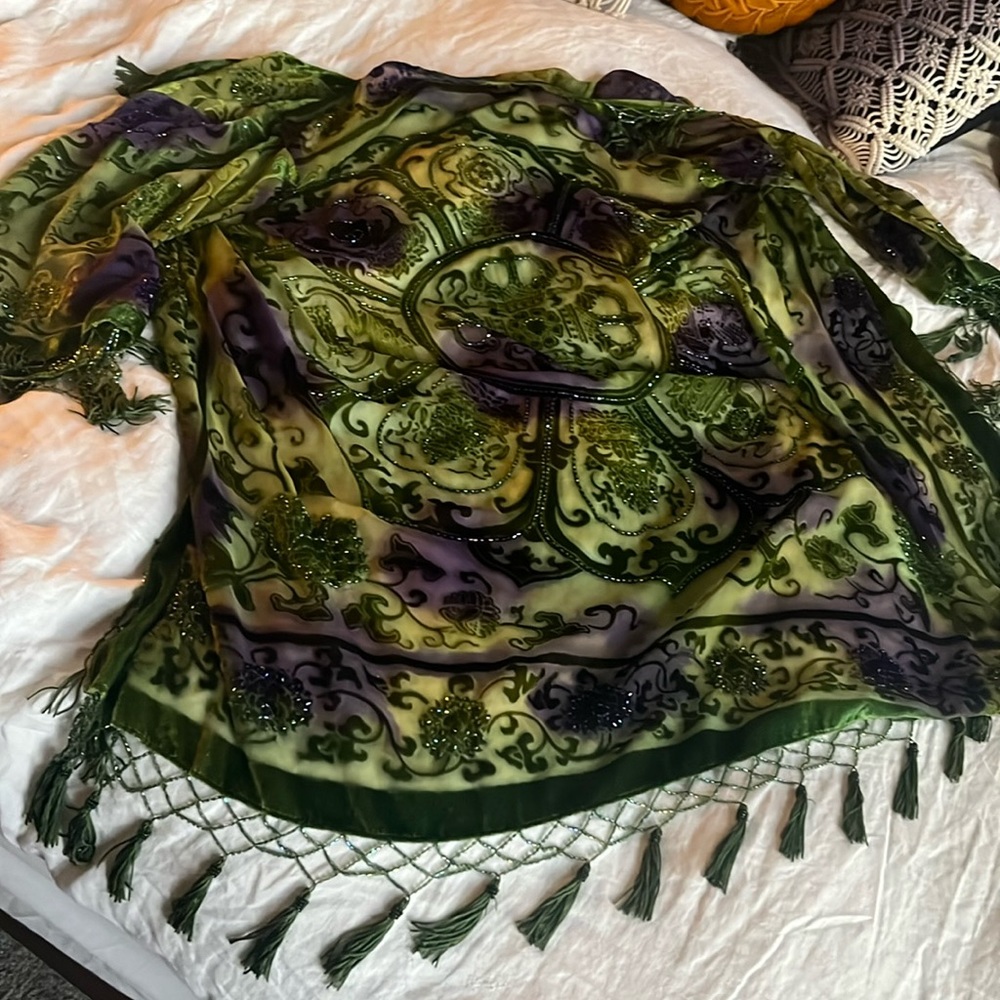 Handmade kimono. Stunning colors! Eye catching!